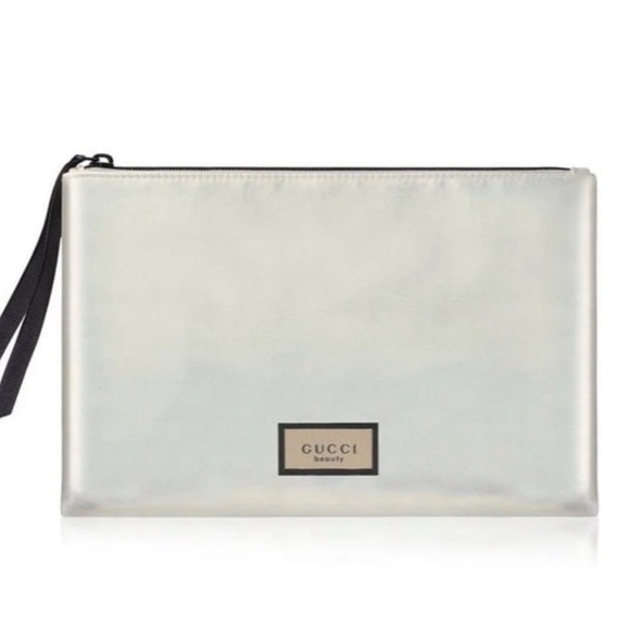 NEW GUCCI BEAUTY IRIDESCENT ZIP POUCH - Picture 1 of 4